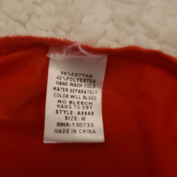 Umgee Boho Shift Dress Embroidered Sleeves Red Blue, Size Medium - Picture 9 of 10